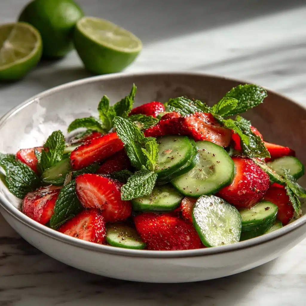 Cucumber Strawberry Salad Recipe - Recipe Image