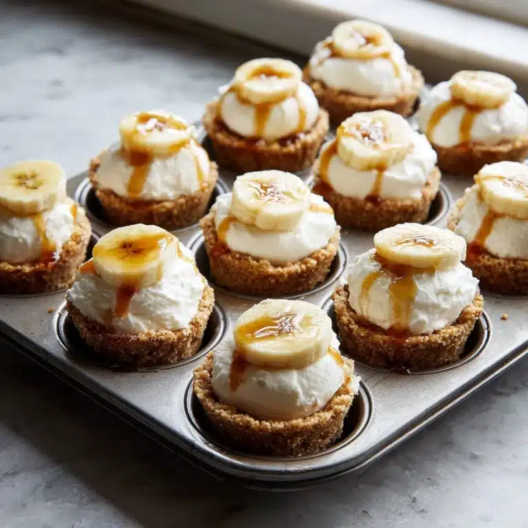 No-Bake Mini Banana Cream Pies Recipe