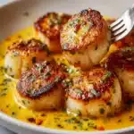Seared Scallops Cajun Cream Sauce Recipe