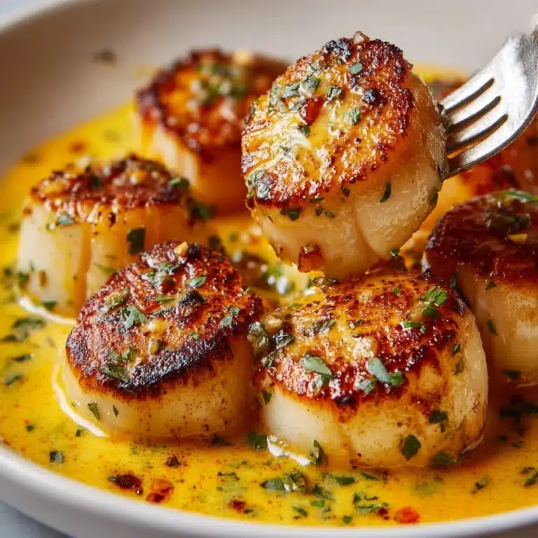 Seared Scallops Cajun Cream Sauce Recipe