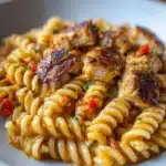 Bold & Zesty Buffalo Ranch Chicken Pasta Skillet Recipe