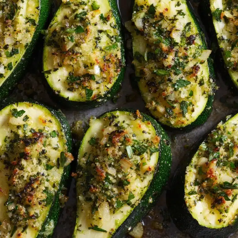 Roasted Garlic and Herb Zucchini Recipe