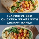 BBQ Chickpea Wraps with Ranch Dressing Recipe