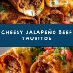 Crispy Jalapeño Popper Beef Taquitos Recipe