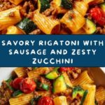 Rigatoni with Sausage, Tomatoes, and Zucchini Recipe