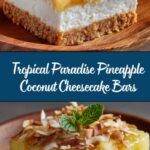 Pineapple Coconut Cheesecake Bars Recipe