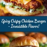 Spicy Crispy Chicken Burger Recipe