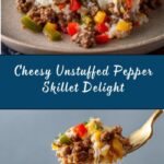 Cheesy Unstuffed Pepper Skillet Recipe