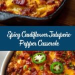 Cauliflower Jalapeño Popper Casserole Recipe