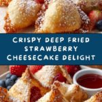 Deep Fried Strawberry Cheesecake Recipe
