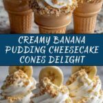 Banana Pudding Cheesecake Cones Recipe