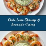 Chili Lime Shrimp with Avocado Crema Recipe