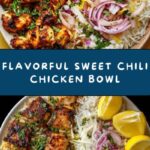 Sweet Chili Chicken Bowl with Coconut Lime Drizzle Recipe