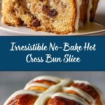 No-Bake Hot Cross Bun Slice Recipe