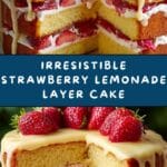 Strawberry Lemonade Layer Cake Recipe