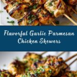 Garlic Parmesan Chicken Kebabs Recipe