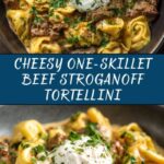 One-Skillet Beef Stroganoff Tortellini Recipe
