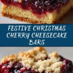 Christmas Cherry Cheesecake Bars Recipe