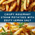 Rosemary Straw Potatoes with Lemon Salt Recipe