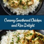 Creamy Smothered Chicken and Rice Recipe