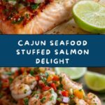 Elegant Cajun Seafood Stuffed Salmon Recipe