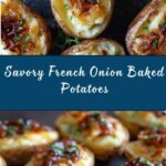 French Onion Baked Potatoes Recipe