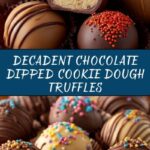 Chocolate Dipped Cookie Dough Truffles Recipe