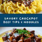 Tender Crockpot Beef Tips with Noodles Recipe