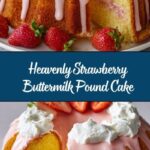 Strawberry Buttermilk Pound Cake Recipe