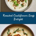 Creamy Roasted Cauliflower Soup Recipe