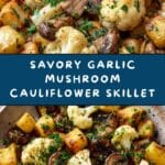 Garlic Mushrooms Cauliflower Skillet Recipe