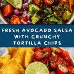 Avocado Salsa with Tortilla Chips Recipe