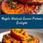 Walnut Maple Roasted Sweet Potatoes Recipe