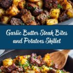 Garlic Butter Steak Bites and Potatoes Recipe