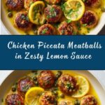 Saucy Chicken Piccata Meatballs Recipe