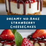 No-Bake Mini Strawberry Cheesecakes Recipe