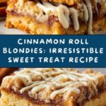 Cinnamon Roll Blondies Recipe