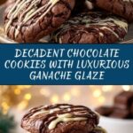 Rich Chocolate Cookies with Glossy Ganache Glaze Recipe