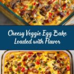 Cheesy Veggie Egg Bake Recipe