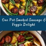One Pot Smoked Sausage, Green Beans, and Potatoes Recipe