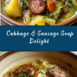 Creamy Cabbage & Sausage Soup Recipe