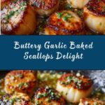 Garlic Butter Baked Scallops Recipe
