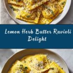 Creamy Lemon Herb Butter Ravioli Recipe
