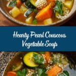 Pearl Couscous Vegetable Soup Recipe