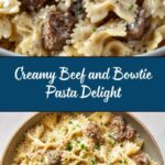 Creamy Beef and Bowtie Pasta Recipe