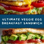 Easy Vegetarian Breakfast Egg Sandwich Recipe