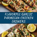 Garlic Parmesan Chicken Skewers Recipe