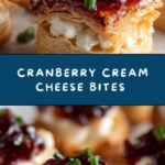 Cranberry Cream Cheese Appetizer Bites Recipe
