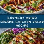 Crunchy Asian Sesame Chicken Salad Recipe