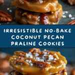 No-Bake Coconut Pecan Praline Cookies Recipe